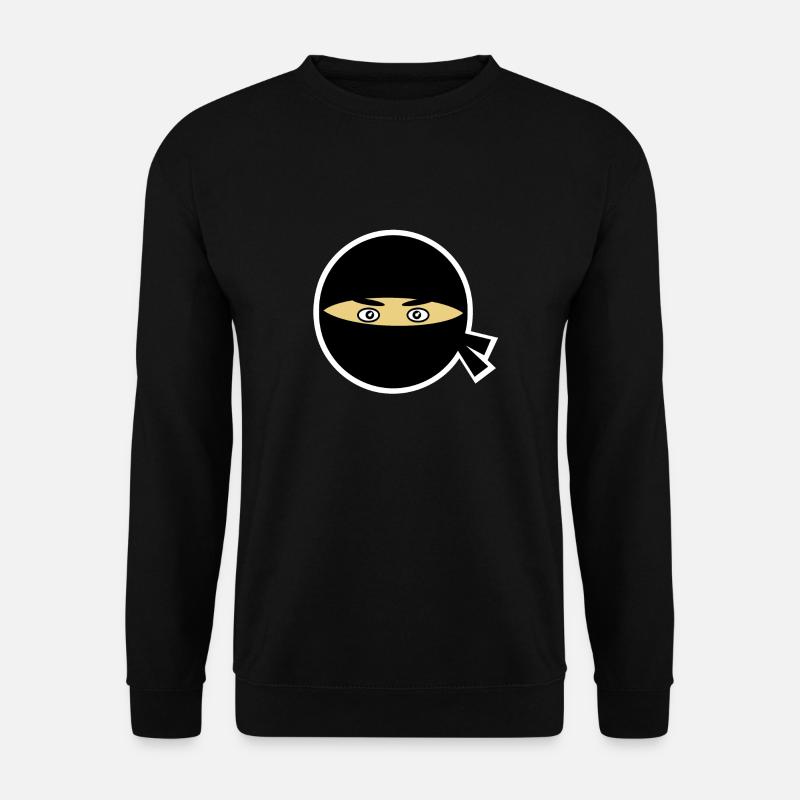 Tête de ninja - Sweat-shirt Unisexe - noir