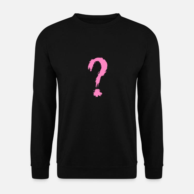 Question mark - Unisex Sweatshirt - black