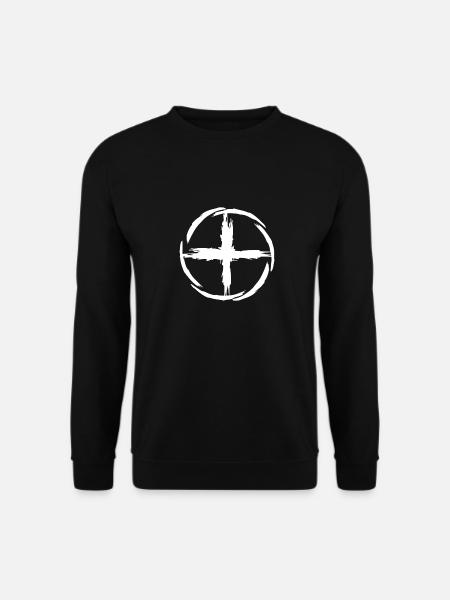 Earth symbol - Unisex Sweatshirt - black