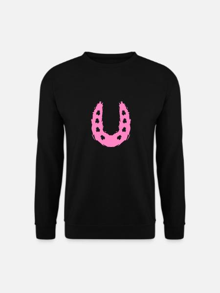 Cheval symbole de fer à cheval - Sweat-shirt Unisexe - noir