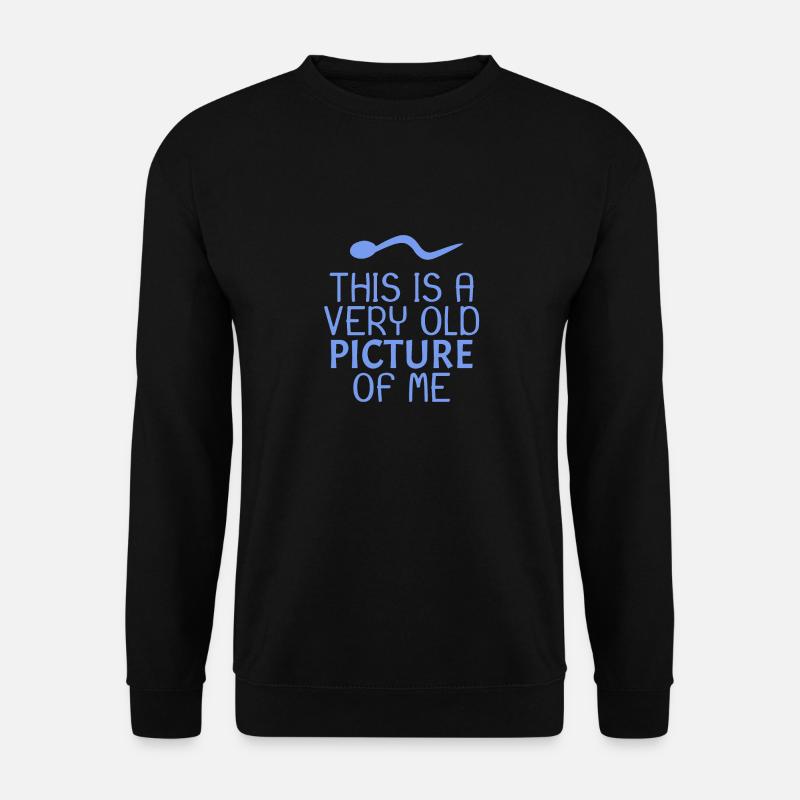 Sperma Spruch lustig - Unisex Pullover - Schwarz