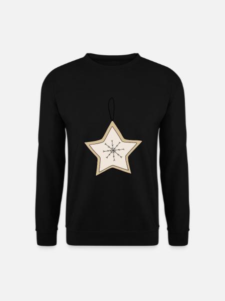 Weihnachtsstern - Unisex Pullover - Schwarz