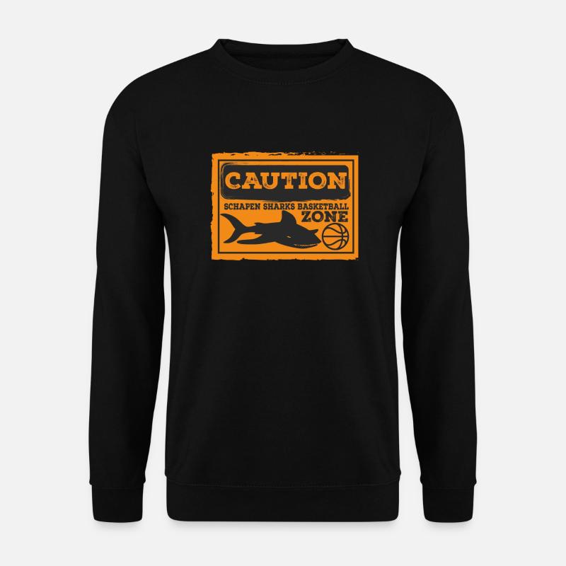 CAUTION SHARKS - Unisex Pullover - Schwarz