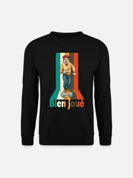 Petanque Petanque Geschenke für einen Petanque - Unisex Pullover - Schwarz
