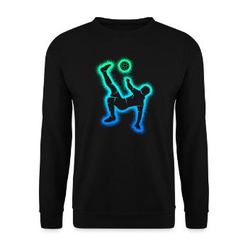 Football Football Hommes Enfants Football Garçons - Sweat-shirt Unisexe - noir - Devant - Alina (178cm) & Michal (187cm)