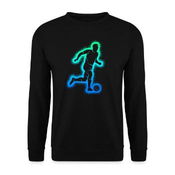 Football Football Hommes Garçons Football Enfants - Sweat-shirt Unisexe - noir - Devant - Alina (178cm) & Michal (187cm)