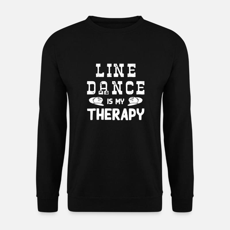 Line Dance Linedance Geschenk - Unisex Pullover - Schwarz