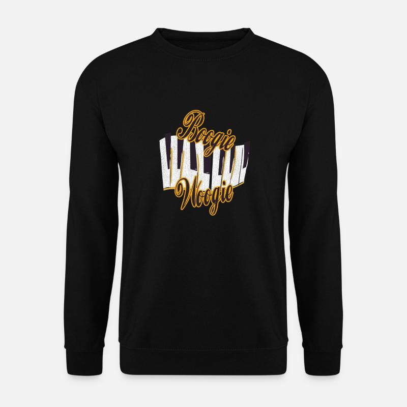 Boogie Woogie Piano Keys Gift - Unisex Sweatshirt - black