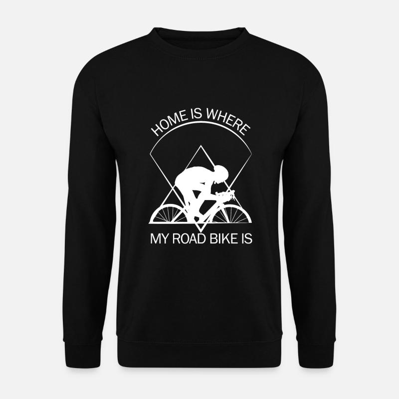Rennrad - Unisex Pullover - Schwarz