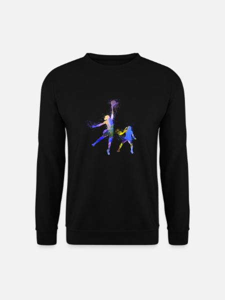 basketballerin,basketball,Graffiti - Unisex Pullover - Schwarz