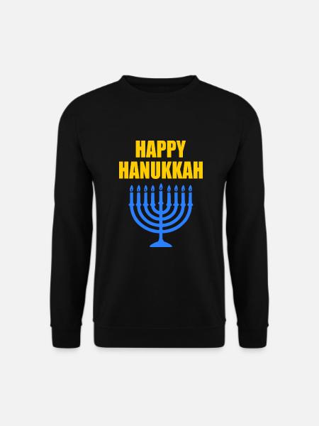 HAPPY HANUKKAH - Unisex Sweatshirt - black