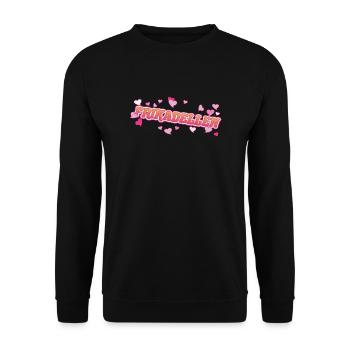Design de boulettes de viande pour le fan de boulettes de viande - Sweat-shirt Unisexe - noir - Devant - Alina (178cm) & Michal (187cm)