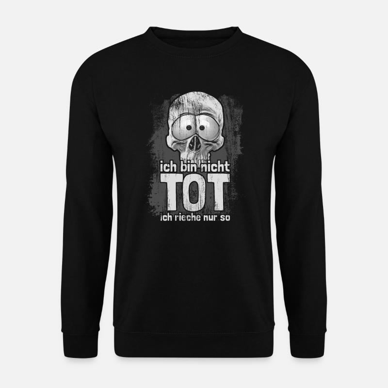 Rentner Skull - Unisex Pullover - Schwarz