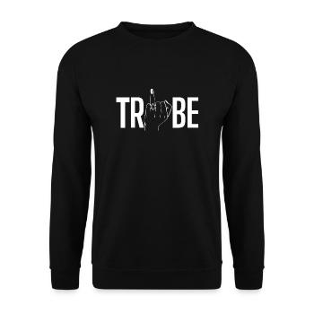 evjf, team of the bride, team bride, - Unisex Sweatshirt - black - Front - Alina (178cm) & Michal (187cm)