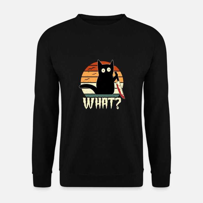 What? - Unisex Sweatshirt - black
