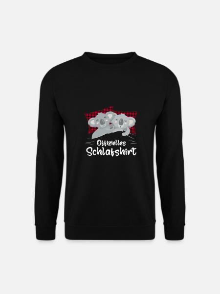 Offizielles Schlafshirt Koala Buffalo Plaid - Unisex Pullover - Schwarz