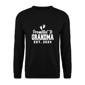 Promu grand-mère 2024 - Sweat-shirt Unisexe - noir - Devant - Alina (178cm) & Michal (187cm)