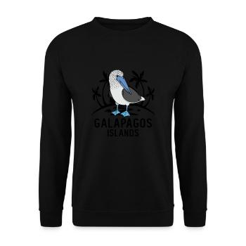 Tölpel Seevögel Blaufußtölpel - Unisex Pullover - Schwarz - Vorne - Alina (178cm) & Michal (187cm)