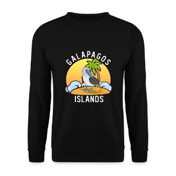 Tölpel Seevögel Blaufußtölpel - Unisex Pullover - Schwarz - Vorne - Alina (178cm) & Michal (187cm)