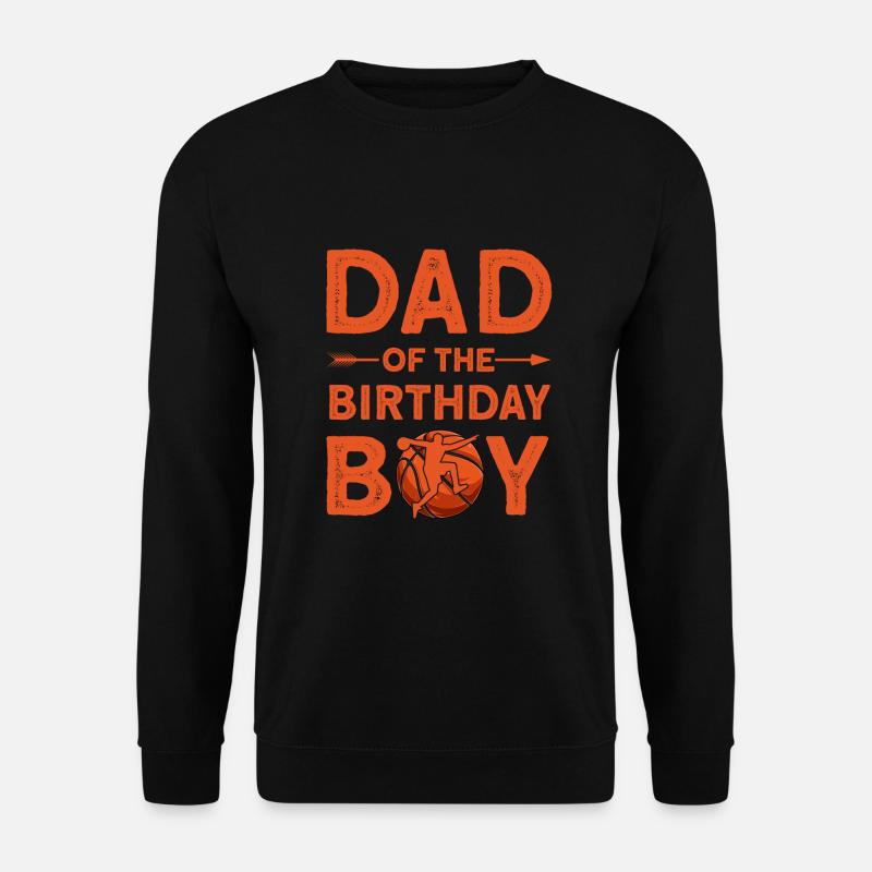 Papa du garçon d’anniversaire - Sweat-shirt Unisexe - noir