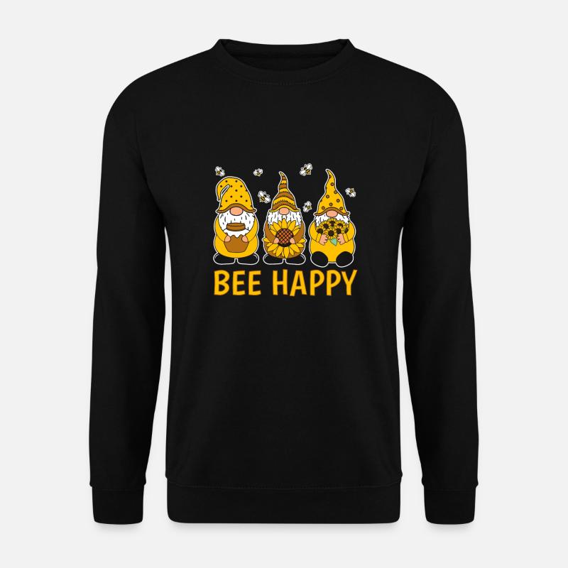 Bee Happy - Unisex Sweatshirt - black