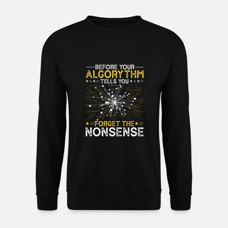 Artificial Intelligence Algorithm Programmer - Unisex Sweatshirt - black