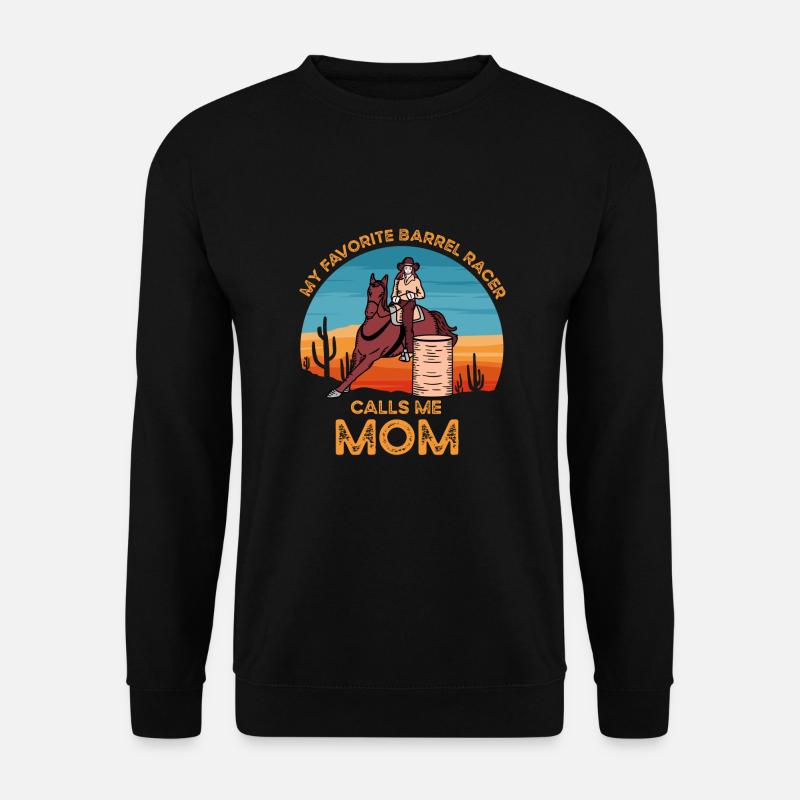 Barrel Racer Mom - Unisex Pullover - Schwarz