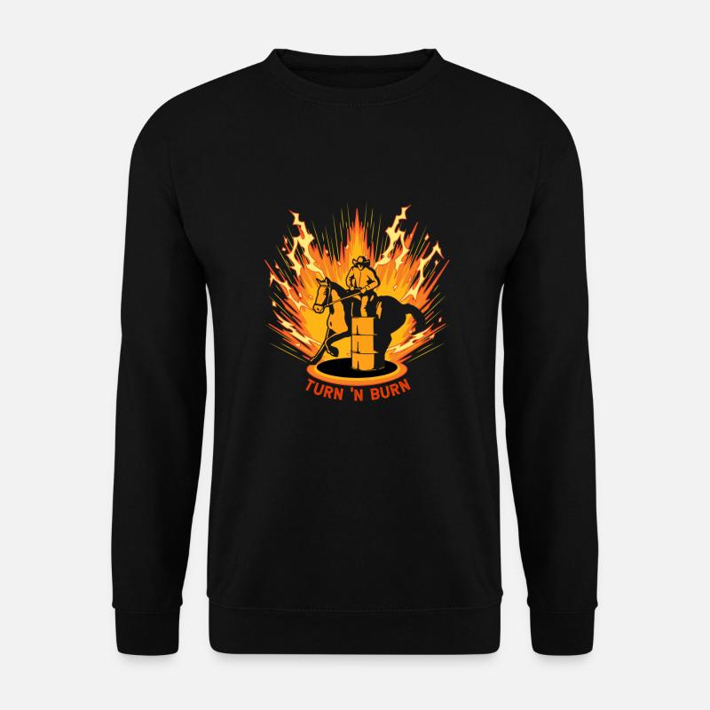 Turn and Burn - Unisex Sweatshirt - black