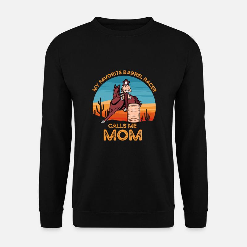 Barrel Racer Mom - Unisex Pullover - Schwarz