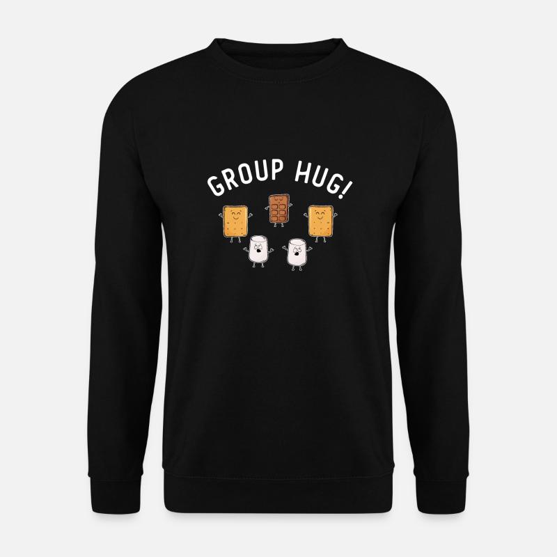 Group Hug - Unisex Pullover - Schwarz