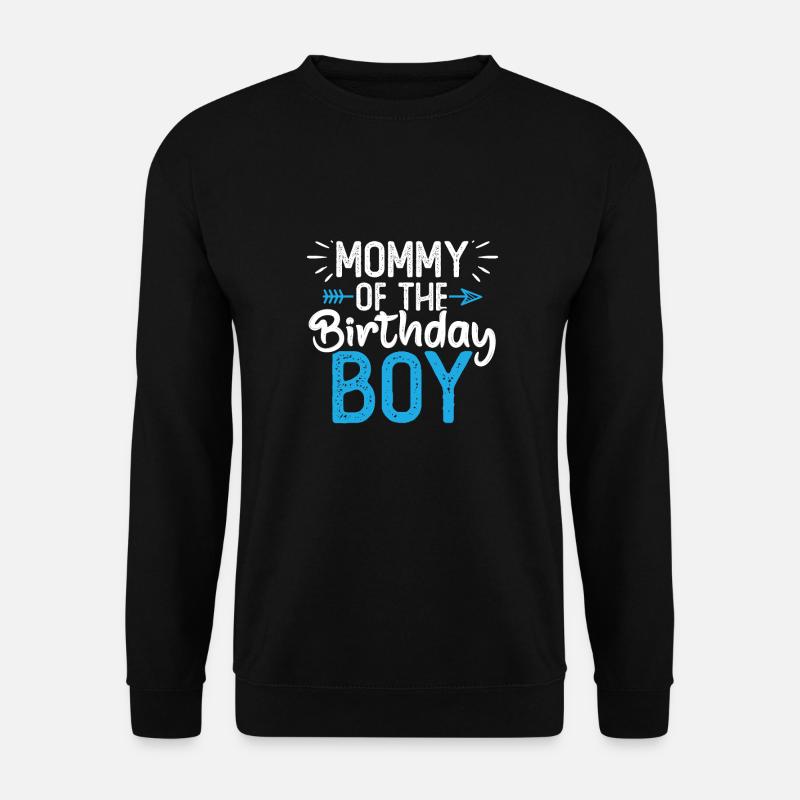 Maman du garçon d’anniversaire - Sweat-shirt Unisexe - noir