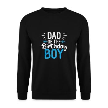 Dad Of The Birthday Boy - Unisex Sweatshirt - black - Front - Alina (178cm) & Michal (187cm)