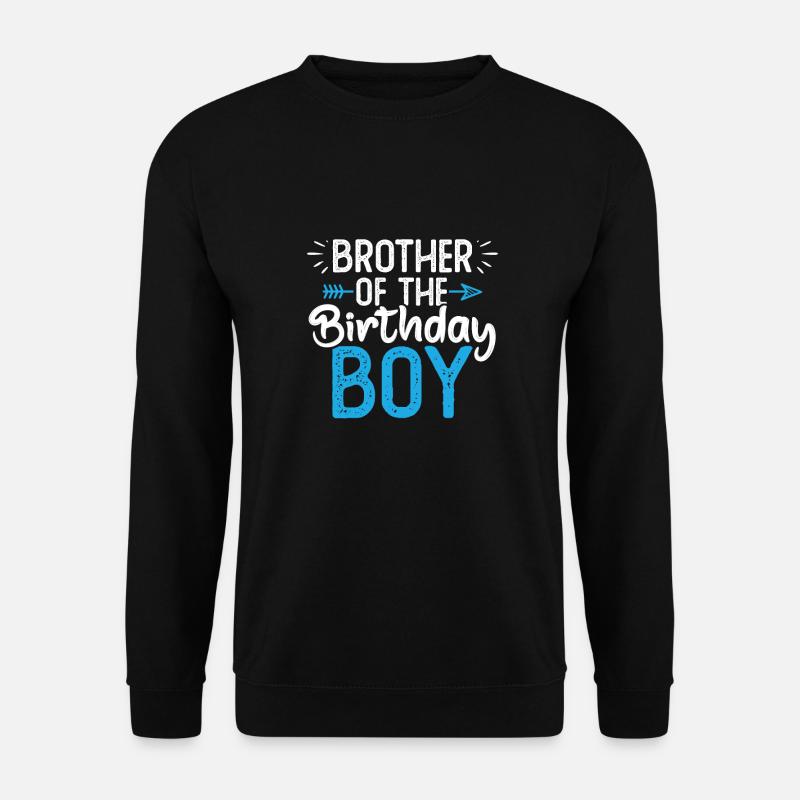 Frère du garçon d’anniversaire - Sweat-shirt Unisexe - noir
