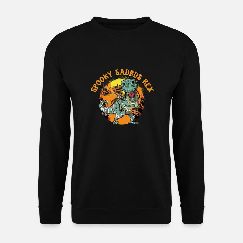 Spooky Saurus Rex - Unisex Pullover - Schwarz