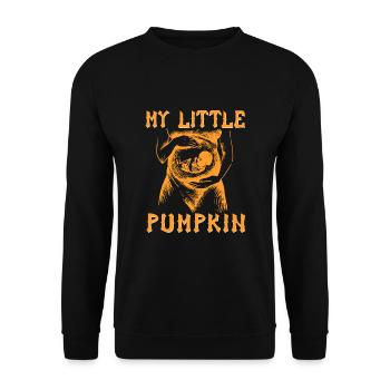 Ma petite citrouille - Sweat-shirt Unisexe - noir - Devant - Alina (178cm) & Michal (187cm)
