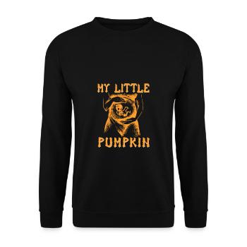 Ma petite citrouille - Sweat-shirt Unisexe - noir - Devant - Alina (178cm) & Michal (187cm)