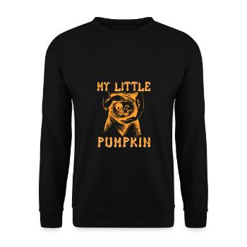 Ma petite citrouille - Sweat-shirt Unisexe - noir - Devant - Alina (178cm) & Michal (187cm)