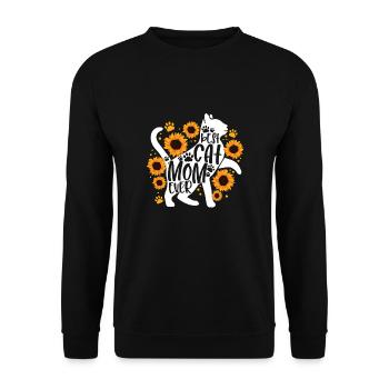 Meilleure maman chat de tous les temps - Sweat-shirt Unisexe - noir - Devant - Alina (178cm) & Michal (187cm)