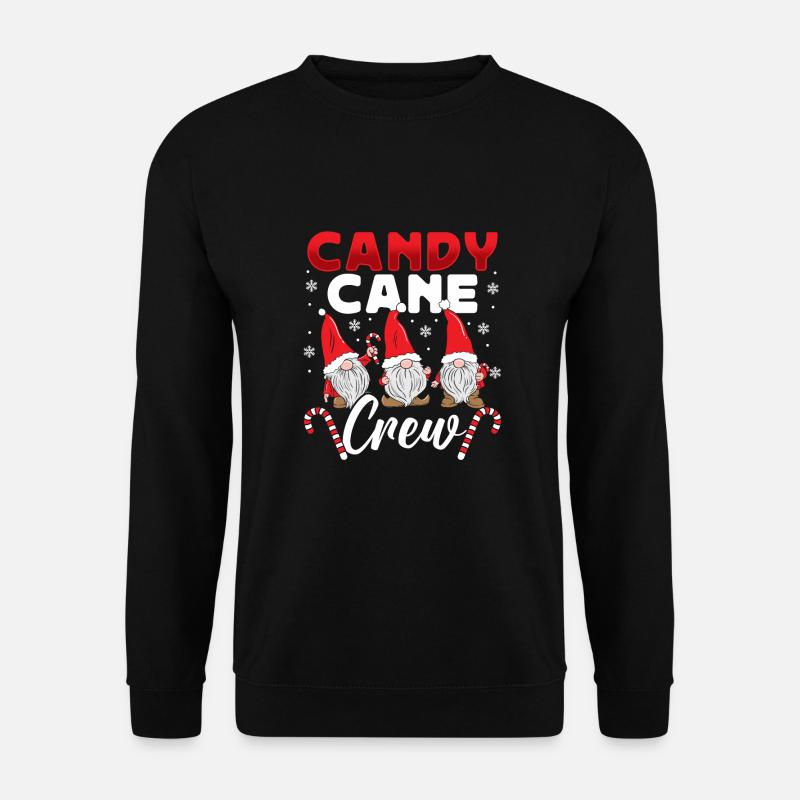 Candy Cane Crew - Unisex Sweatshirt - black