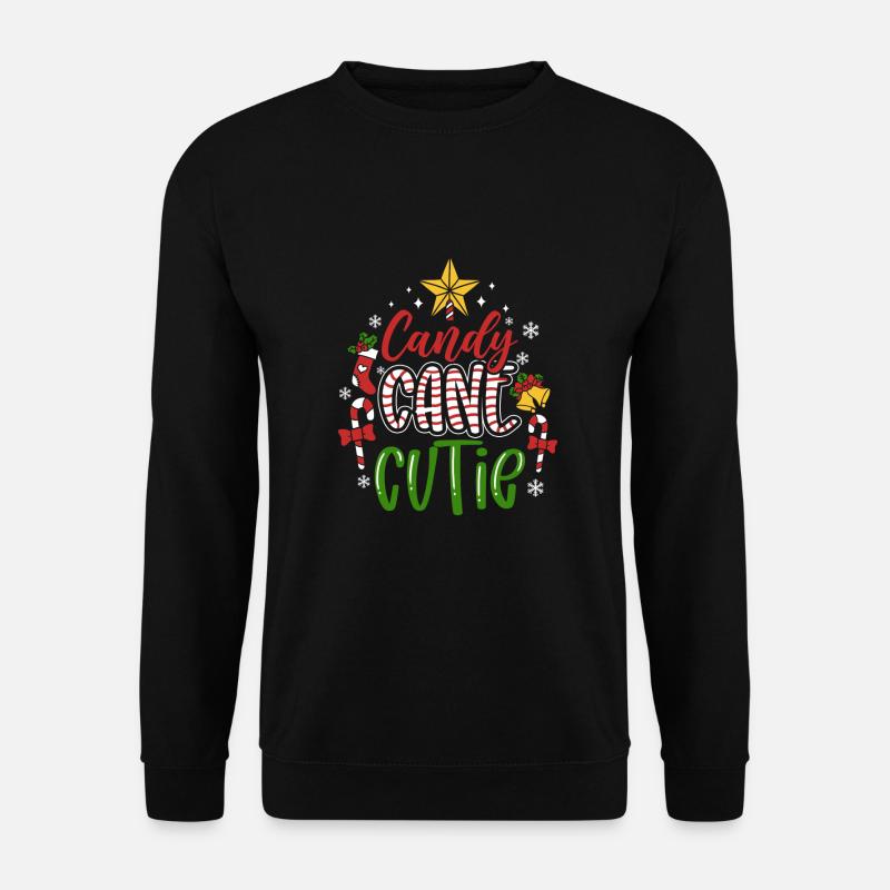 Candy Cane Cutie - Unisex Sweatshirt - black