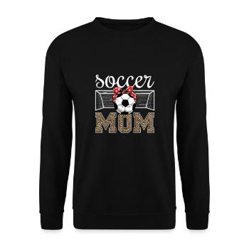 Soccer Mom - Unisex Pullover - Schwarz - Vorne - Alina (178cm) & Michal (187cm)