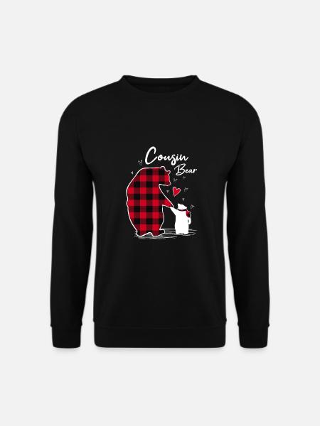 Cousin Bear - Unisex Sweatshirt - black
