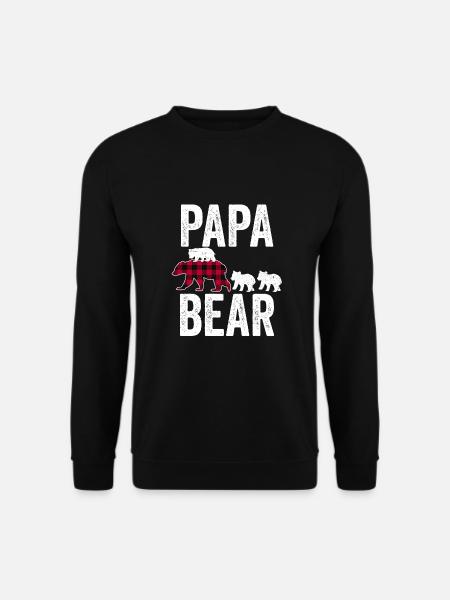 Papa Bear - Unisex Sweatshirt - black