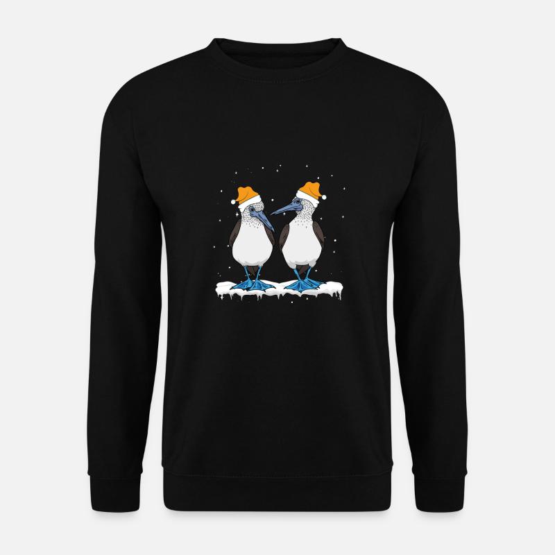 Blaufußtölpel Weihnachten - Unisex Pullover - Schwarz