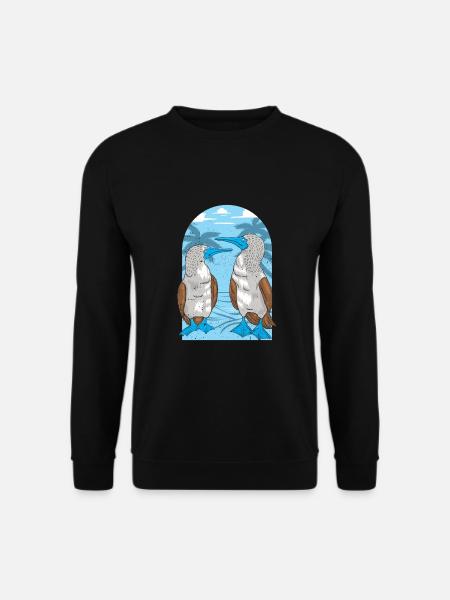 Seabirds Blue-footed - Unisex Sweatshirt - black