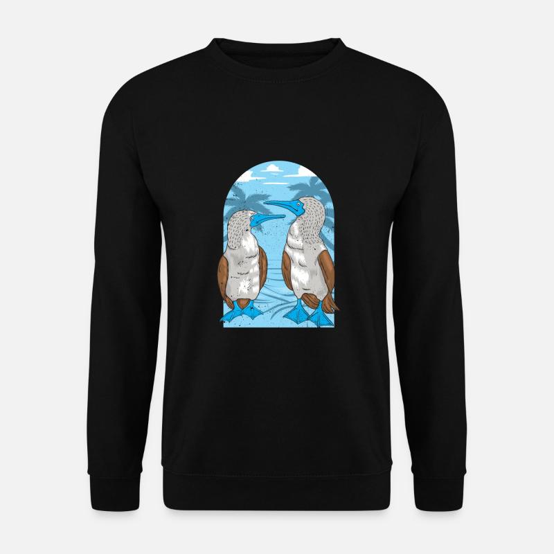 Seabirds Blue-footed - Unisex Sweatshirt - black
