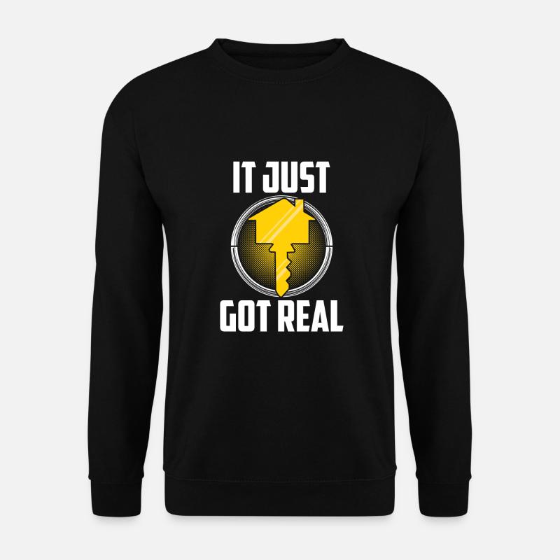 C’est devenu réel - Sweat-shirt Unisexe - noir