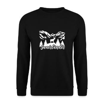 Sauerländer - Unisex Pullover - Schwarz - Vorne - Alina (178cm) & Michal (187cm)