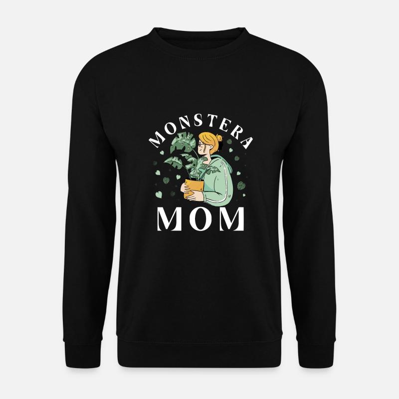 Monstera Mom - Unisex Sweatshirt - black