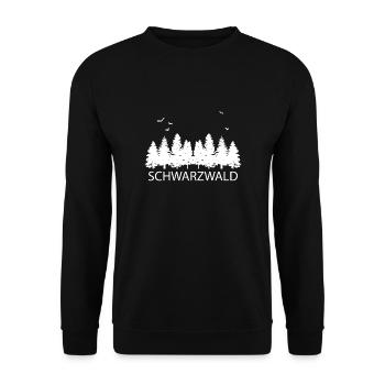 Forêt-Noire - Sweat-shirt Unisexe - noir - Devant - Alina (178cm) & Michal (187cm)